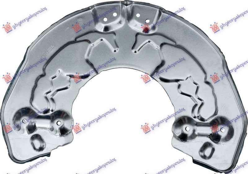 SPLASH PANEL BRAKE DISC FRONT (ALUMINIUM)