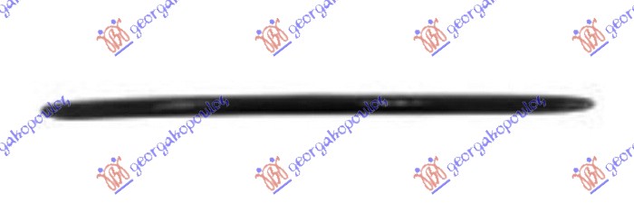 FRONT BUMPER GRILLE MOULDING LOWER POLISHED BLACK (C43 AMG)