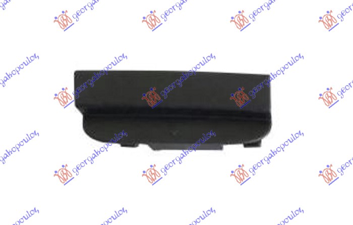 TOW HOOK COVER REAR LOWER BLACK POLISHED (AMG-LINE)