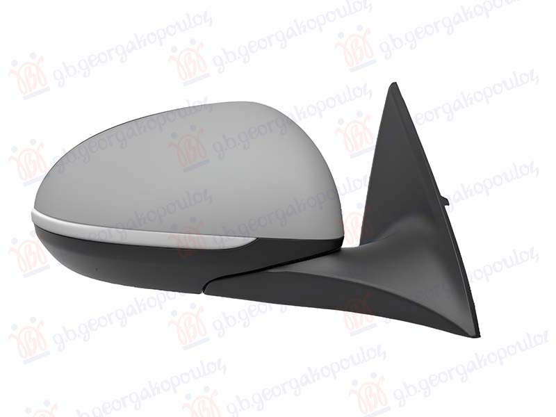 DOOR MIRROR ELECT. HEATED FOLD. PRIMED (W/LAMP/FOOT LAMP/MEMORY/BLIS) (10H8P+10H8P) (ASPHERICAL GLASS)