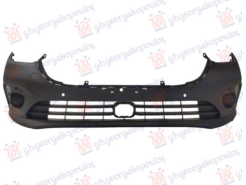 FRONT BUMPER (W/GRILLE) (W/6 PDC) (VAN)