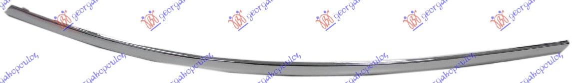 FRONT BUMPER GRILLE MOULDING CHROME