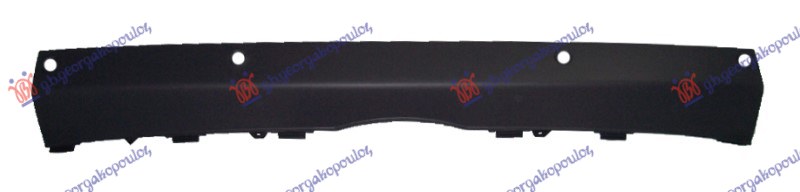 REAR BUMPER BLACK (W/4 PDC) (A QUALITY)