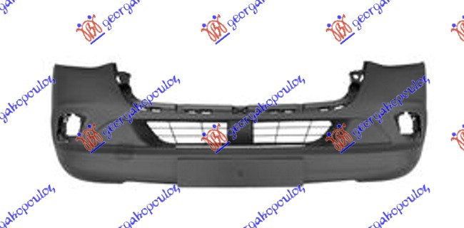 FRONT BUMPER (W/FOG LAMP HOLES) (W/CUTTING MARKS FOR PDC) (A QUALITY)