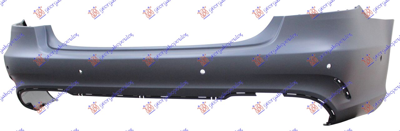 REAR BUMPER PRIMED (W/6 PDC) (AMG LINE) (A QUALITY)