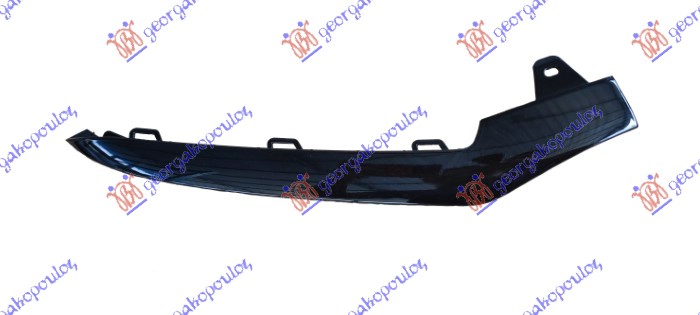 FRONT BUMPER SIDE MOULDING BLACK POLISHED (AMG-LINE)