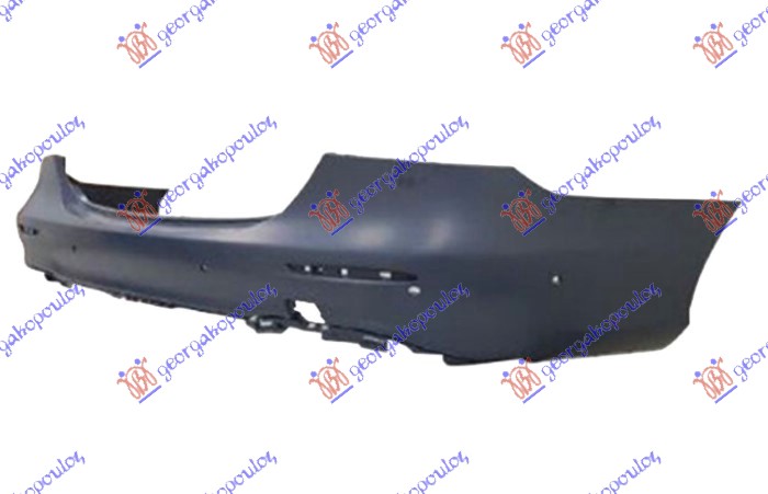 REAR BUMPER PRIMED (W/6 PDC)
