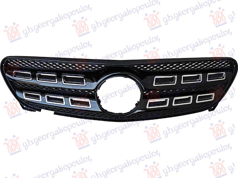 GRILLE BLACK (W/ PAINTED BLACK MOULDING)