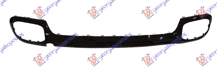 REAR BUMPER MOULDING LOWER BLACK POLISHED (AMG-LINE)