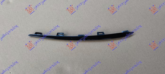FRONT BUMPER GRILLE MOULDING UPPER BLACK POLISHED (AMG-LINE)