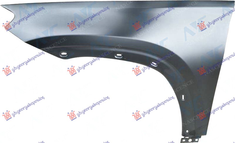 FRONT FENDER ALUMINIUM