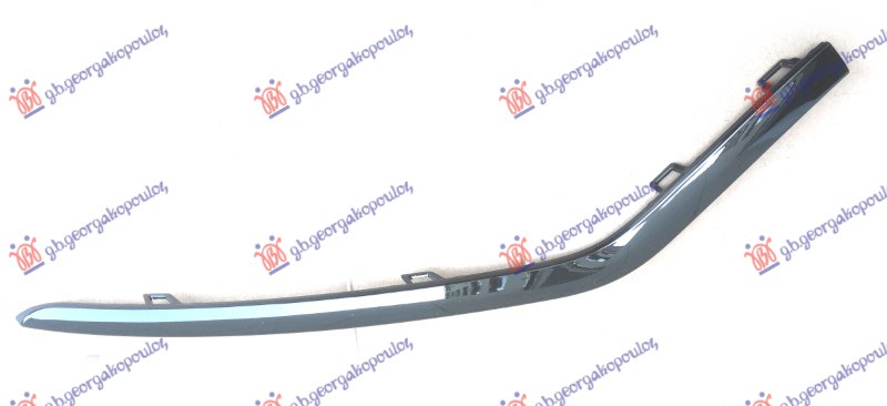 FRONT BUMPER MOULDING PAINTED BLACK (AMG LINE)