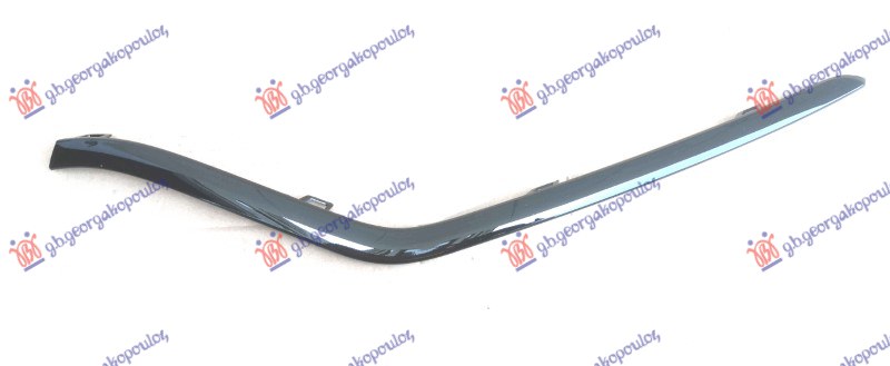 FRONT BUMPER MOULDING PAINTED BLACK (AMG LINE)