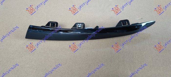 FRONT BUMPER SPOILER MOULDING BLACK POLISHED (AMG-LINE)