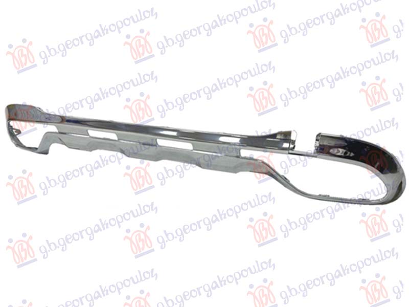 REAR BUMPER MOULDING LOWER CHROME