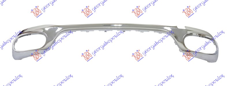 REAR BUMPER MOULDING LOWER CHROME (AMG-LINE)
