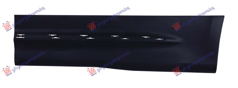REAR DOOR MOULDING W/HOLES FOR CHROME