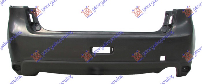 REAR BUMPER PRIMED W/FLARE HOLE -2019