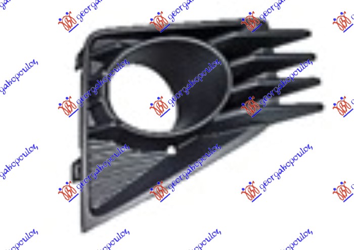 FRONT BUMPER GRILLE (W/ FOG LAMP HOLE)