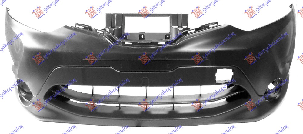 FRONT BUMPER PRIMED (W/CUTTING MARKS FOR PDC & WASH.HOLES) (A QUALITY)