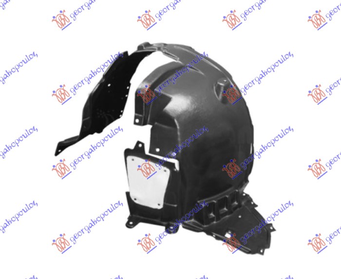 FRONT INNER PLASTIC FENDER (W/SOUND INSULATION)