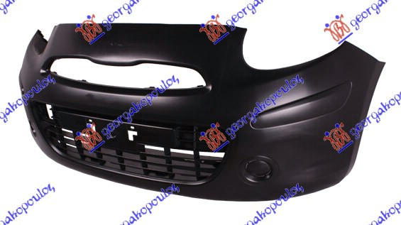 FRONT BUMPER PRIMED (W/CUTTING MARKS FOR FOG LAMP HOLES) (A QUALITY)