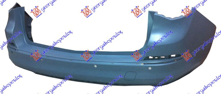 REAR BUMPER PRIMED S.W. (W/4 PDC & W/2 CUTTING MARKS FOR PDC) (A QUALITY)