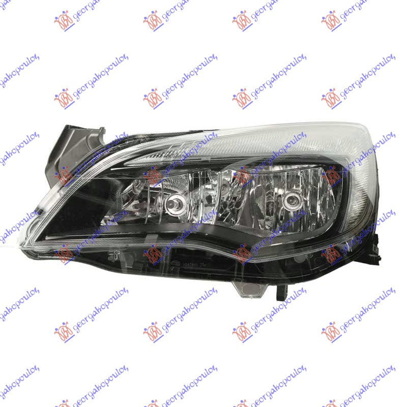 HEAD LAMP ELECTRICAL BLACK (DEPO)