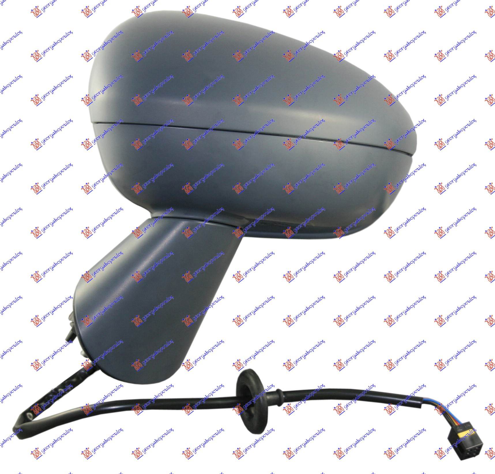 DOOR MIRROR ELECTRICAL HEATED PRIMED (ASPHERICAL GLASS)