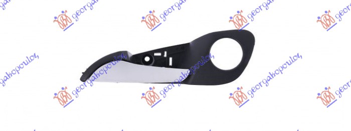 DOOR HANDLE FRONT INNER CHROME /BLACK