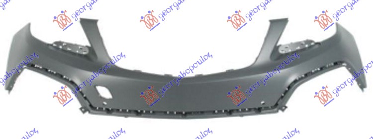 FRONT BUMPER UPPER (W/2 PDC & W/CUTTING MARKS FOR WASHER HOLES) (A QUALITY)