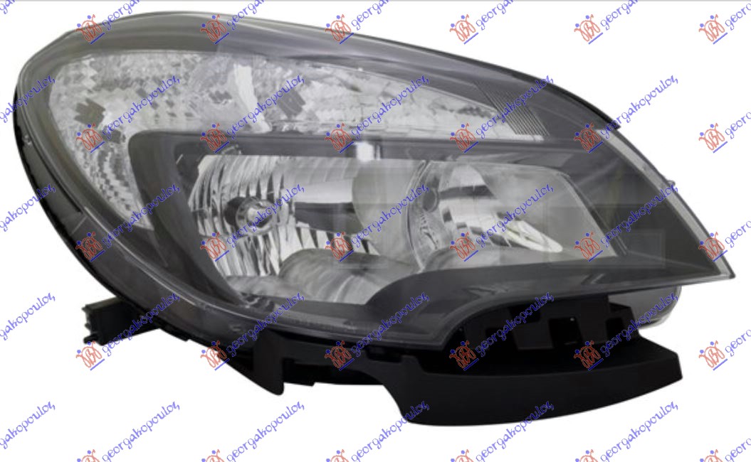 HEAD LAMP ELECTRICAL (H7/HB3) BLACK (DEPO)