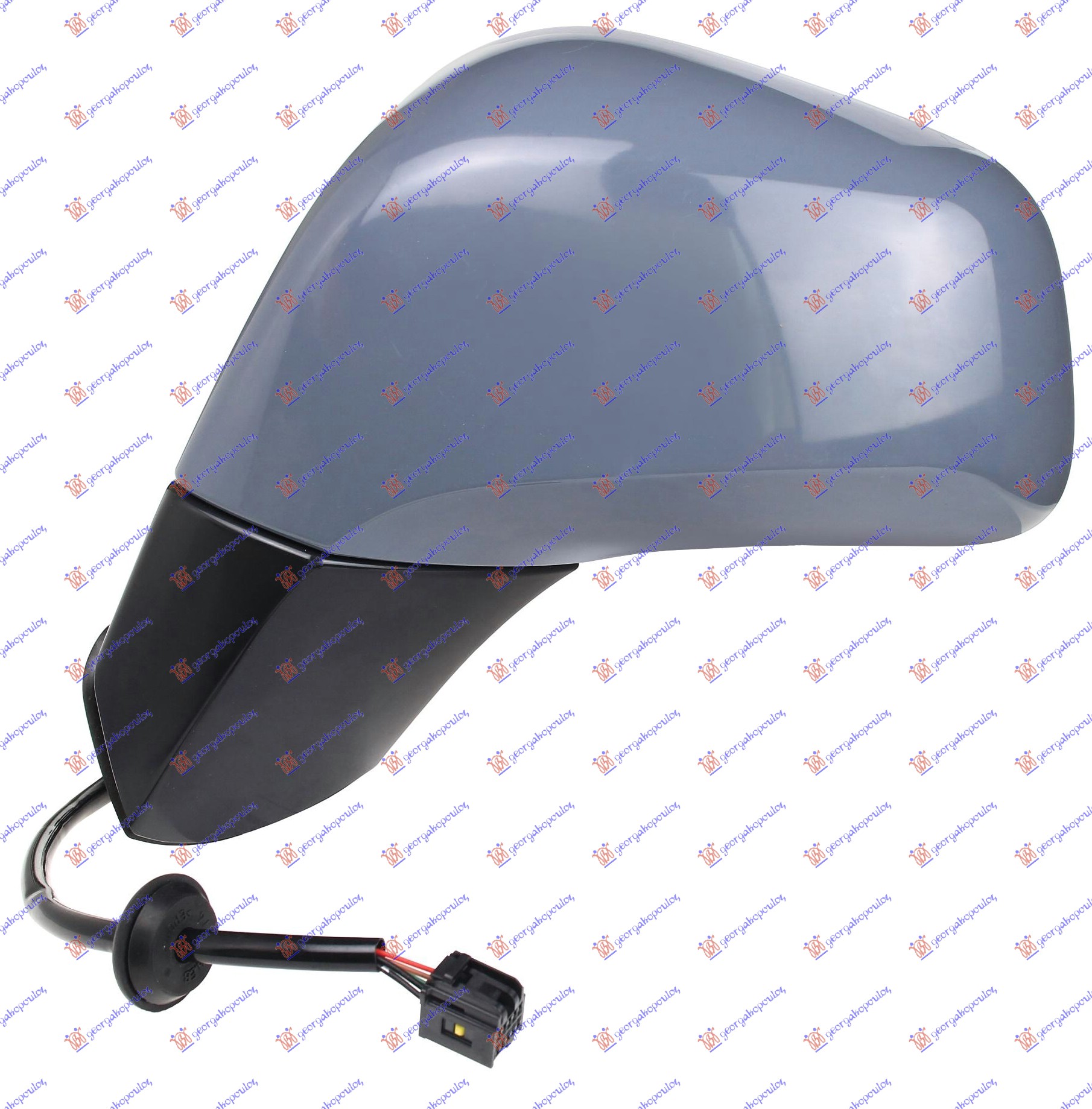 DOOR MIRROR ELECTRICAL HEATED PRIMED (ASPHERICAL GLASS) (A QUALITY)