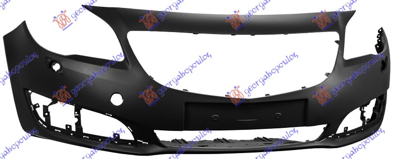 FRONT BUMPER PRIMED (W/WASHER HOLES) (A QUALITY)