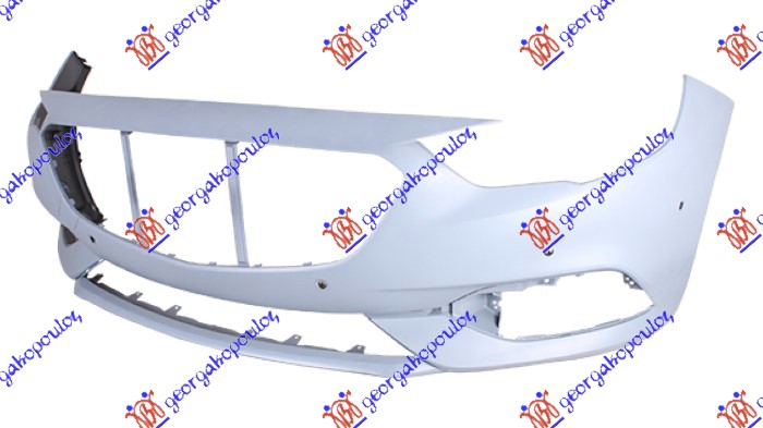 FRONT BUMPER PRIMED (W/6 PDC) (A QUALITY)