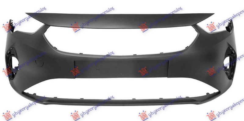FRONT BUMPER PRIMED (W/CUTTING MARKS FOR PDC) (A QUALITY)