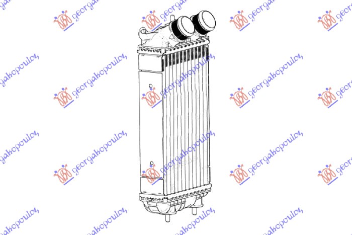 RADIATOR INTERCOOLER 1.2 PETROL (327x187)