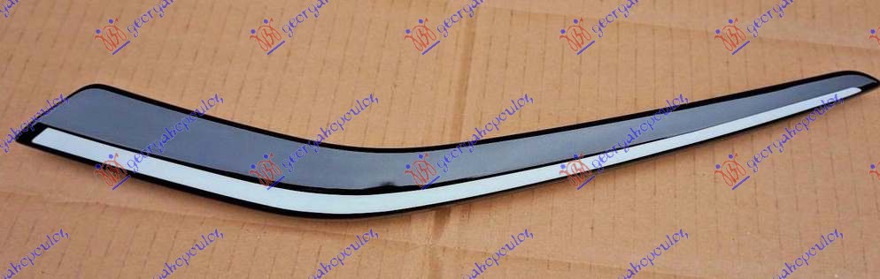 FRONT BUMPER GRILLE MOULDING BLACK