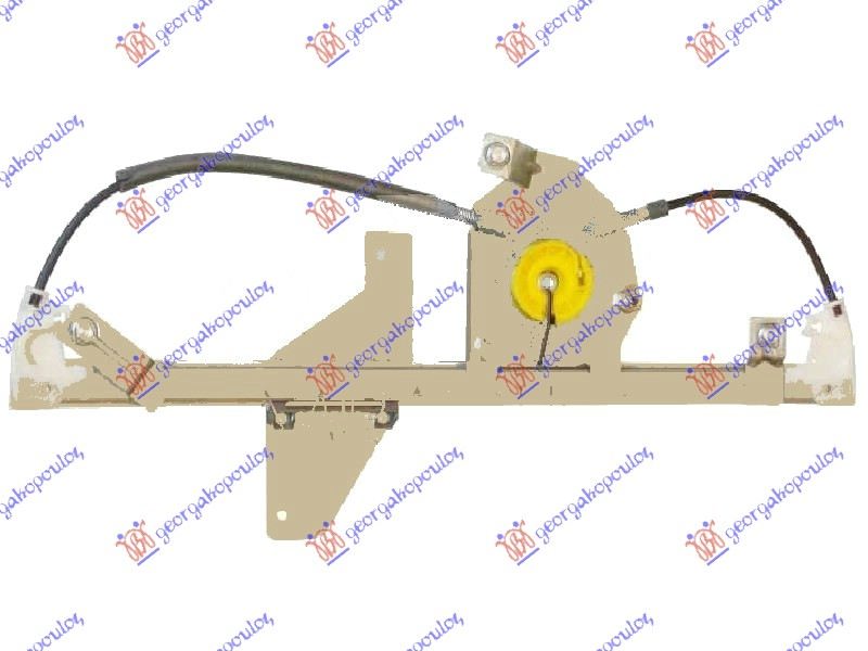 REAR WINDOW REGULATOR ELECTRICAL (W/O MOTOR)