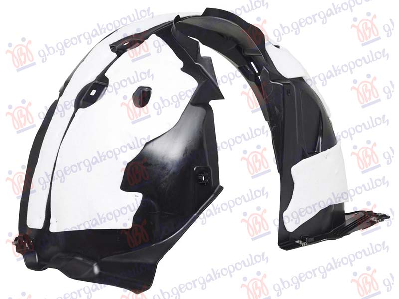 FRONT INNER PLASTIC FENDER (W/SOUND INSULATION) (A QUALITY)