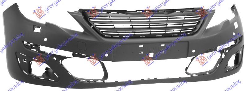 FRONT BUMPER PRMED (W/FOG LAMPS & WASHER HOLES & PDC) (A QUALITY)
