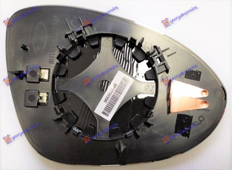 DOOR MIRROR GLASS HEATED (ASPHERICAL GLASS)