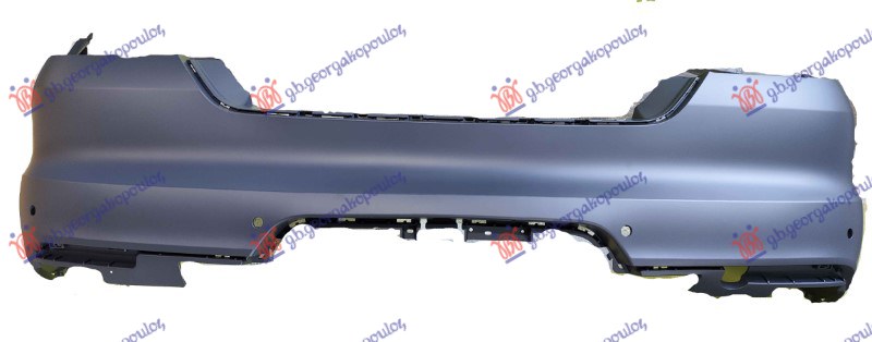 REAR BUMPER PRIMED (W/4 PDC) 2013-