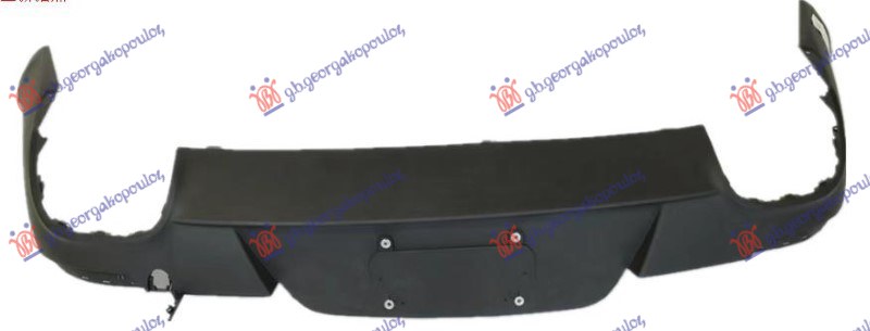 REAR BUMPER LOWER COVER PLASTIC 2013-