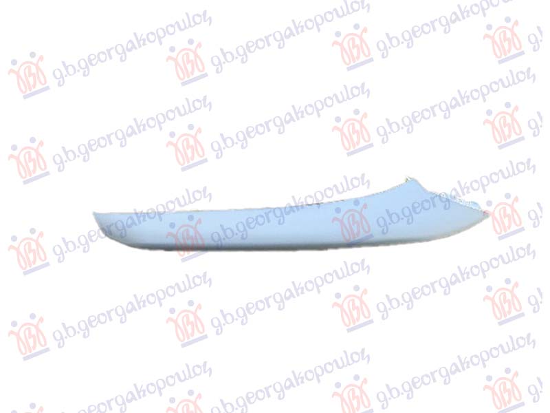 FRONT BUMPER GRILLE MOULDING LOWER SILVER 2013-