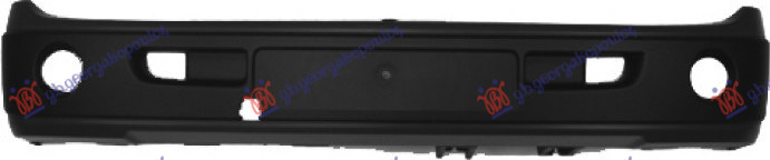FRONT BUMPER PRIMED (W/FOG LAMP HOLES) (A QUALITY)