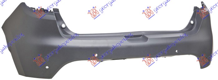 REAR BUMPER PRIMED (W/4PDC) (A QUALITY)