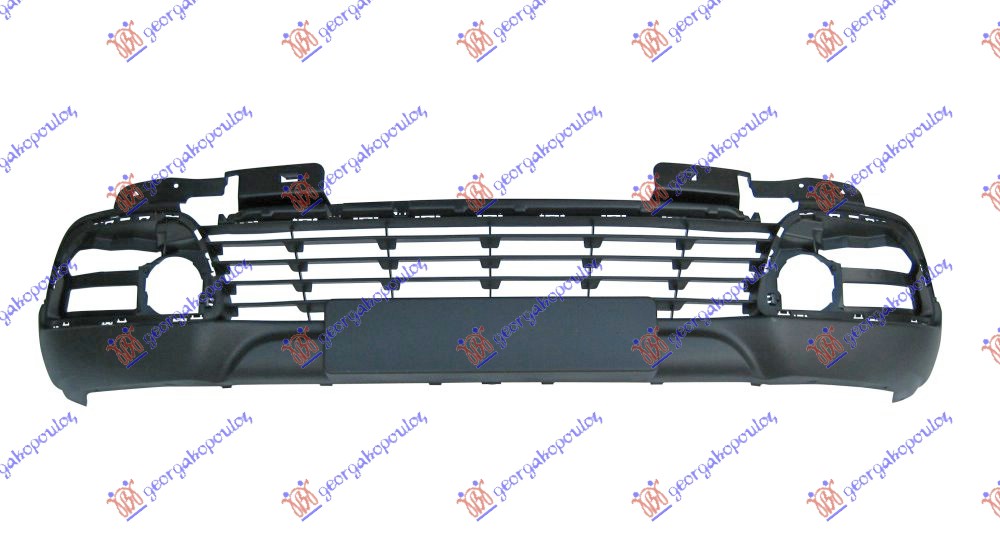 FRONT BUMPER GRILLE WITH SPOILER (BLACK)