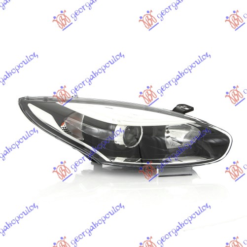 HEAD LAMP ELECTRICAL CHROME (W/MOTOR) (DEPO)
