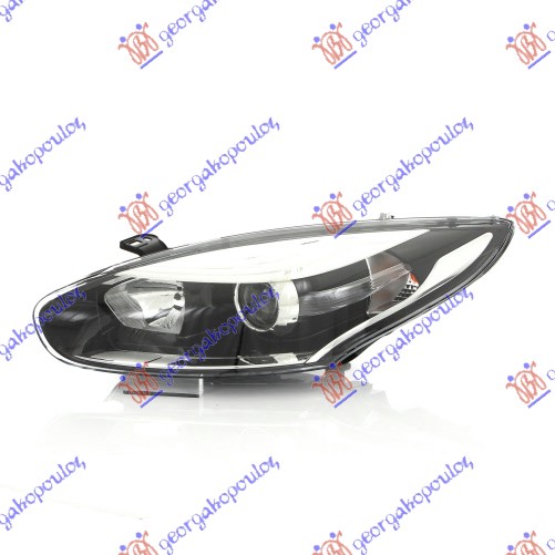 HEAD LAMP ELECTRICAL W/CHROME MOULDING (MARELLI)